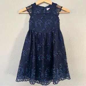 Nanette Kids Blue Lace Tulle Formal Toddler Girls Dress Christmas 6